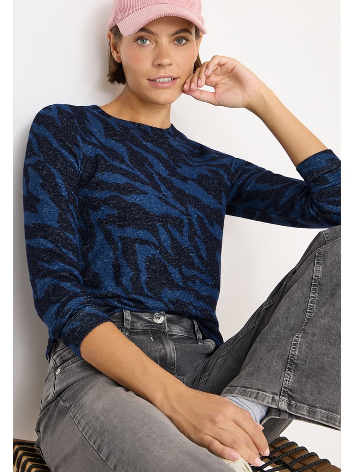 Cecil Koszulka w kolorze granatowym rozmiar: L