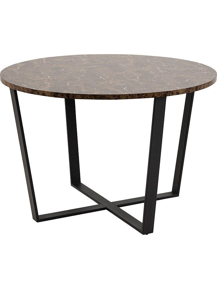 Actona Stół "Amble" w kolorze brązowym do jadalni - wys. 75 x Ø 110 cm rozmiar: onesize