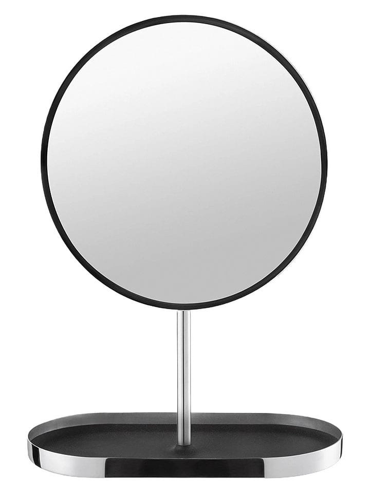 Blomus Lusterko kosmetyczne "Modo" w kolorze czarnym - 20 x 28 cm rozmiar: onesize