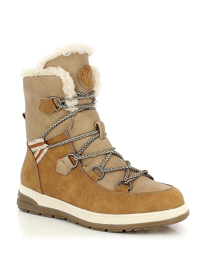 Kimberfeel Kozaki zimowe "Abigail" w kolorze jasnobrązowym rozmiar: 37