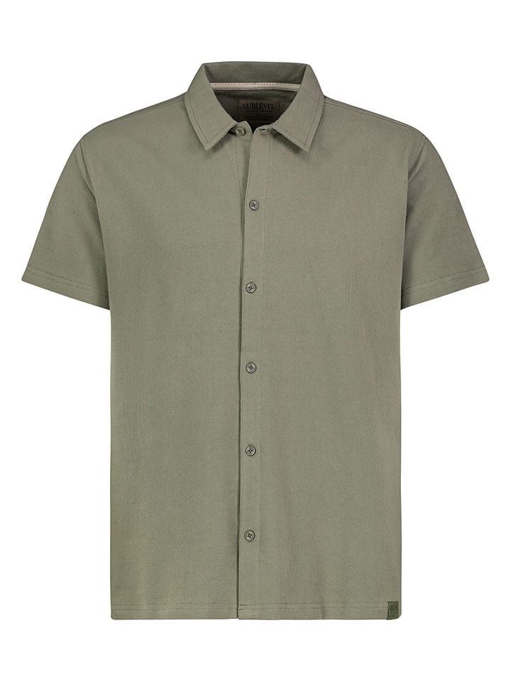 Sublevel Koszula w kolorze khaki rozmiar: S