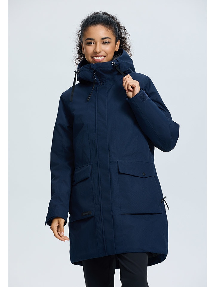 Icepeak Parka "Alpena" w kolorze granatowym rozmiar: 46