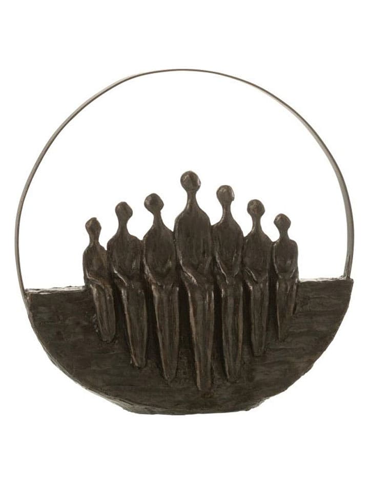 J Line Dekoracja w kolorze brązowym - Ø 30 cm rozmiar: onesize