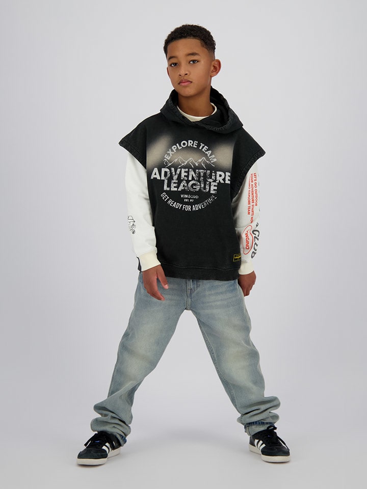 Vingino Bezrękawnik "Nielson" w kolorze czarnym rozmiar: 116