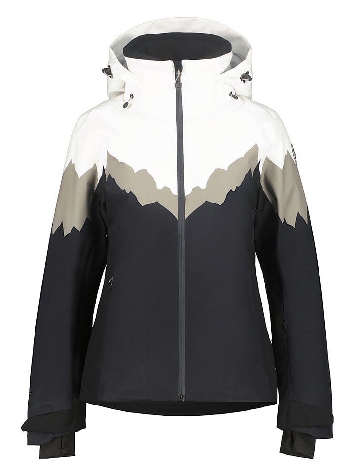 Icepeak Kurtka narciarska "Falkville" w kolorze biało-czarnym rozmiar: 38