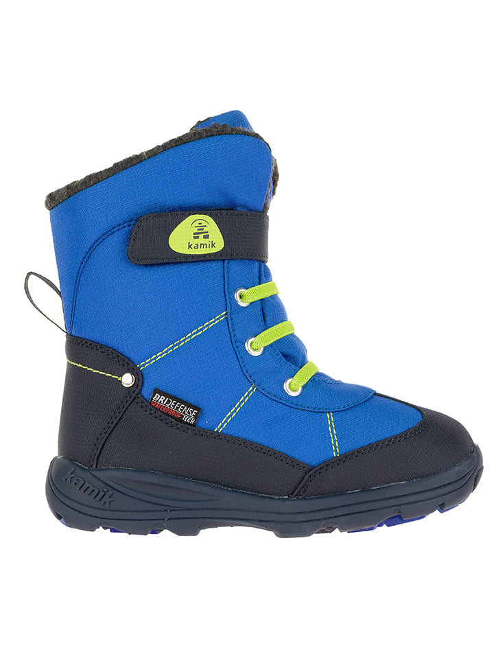 Kamik Botki zimowe "Snowman" w kolorze niebieskim rozmiar: 26