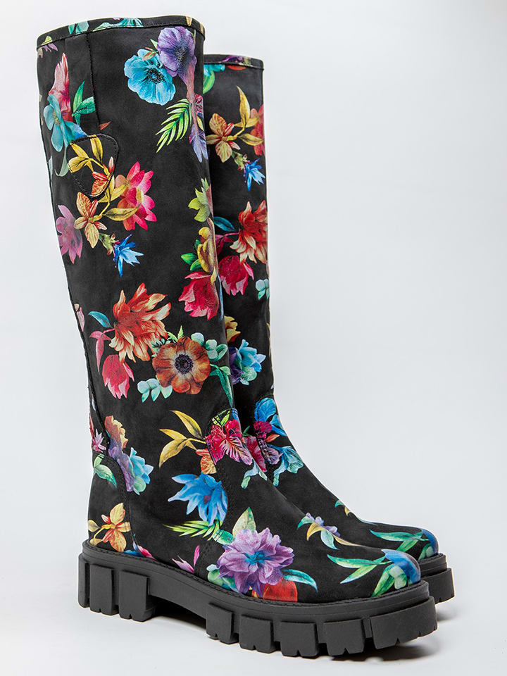 Zapato Skórzane kozaki ze wzorem rozmiar: 39