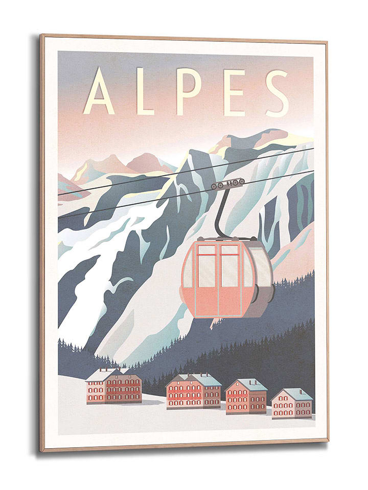 Orangewallz Druk artystyczny w ramce rozmiar: 50x70 cm