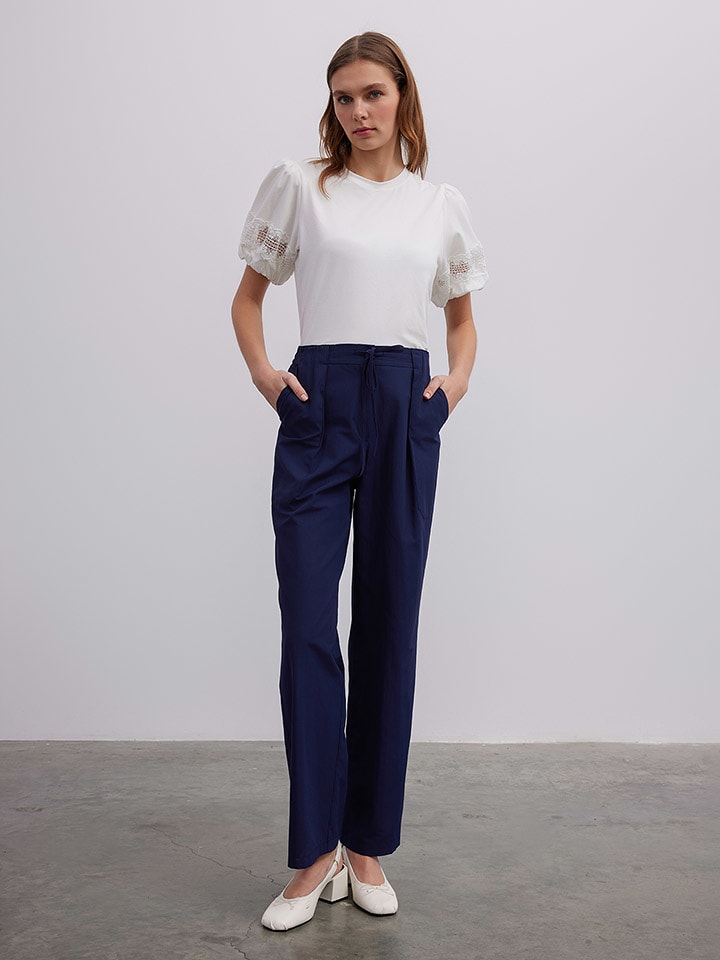 BGN Spodnie w kolorze granatowym rozmiar: 36