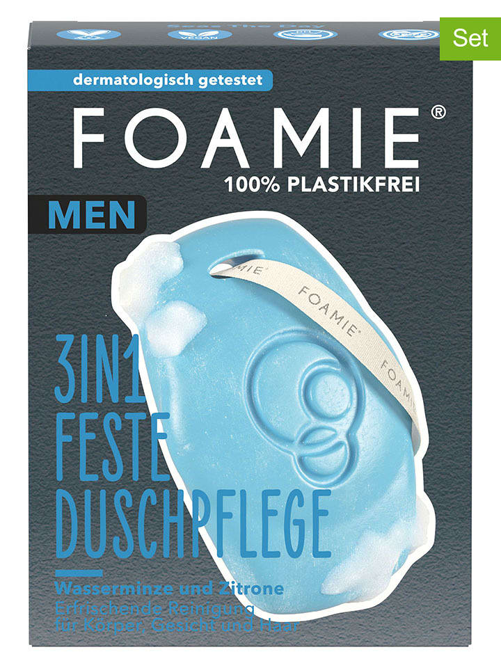 Foamie Mydła pod prysznic 3w1 (2 szt.) - po 250 ml rozmiar: onesize