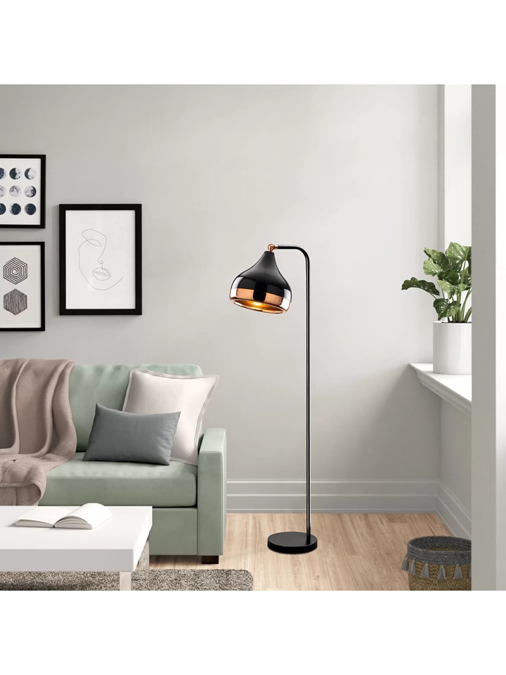 Opviq Lampa stojąca w kolorze złoto-czarnym - wys. 120 cm rozmiar: onesize