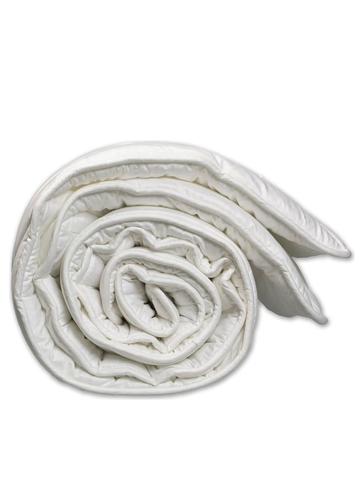 Good Morning Całoroczna kołdra w kolorze białym z mikrofibry rozmiar: 155x220 cm