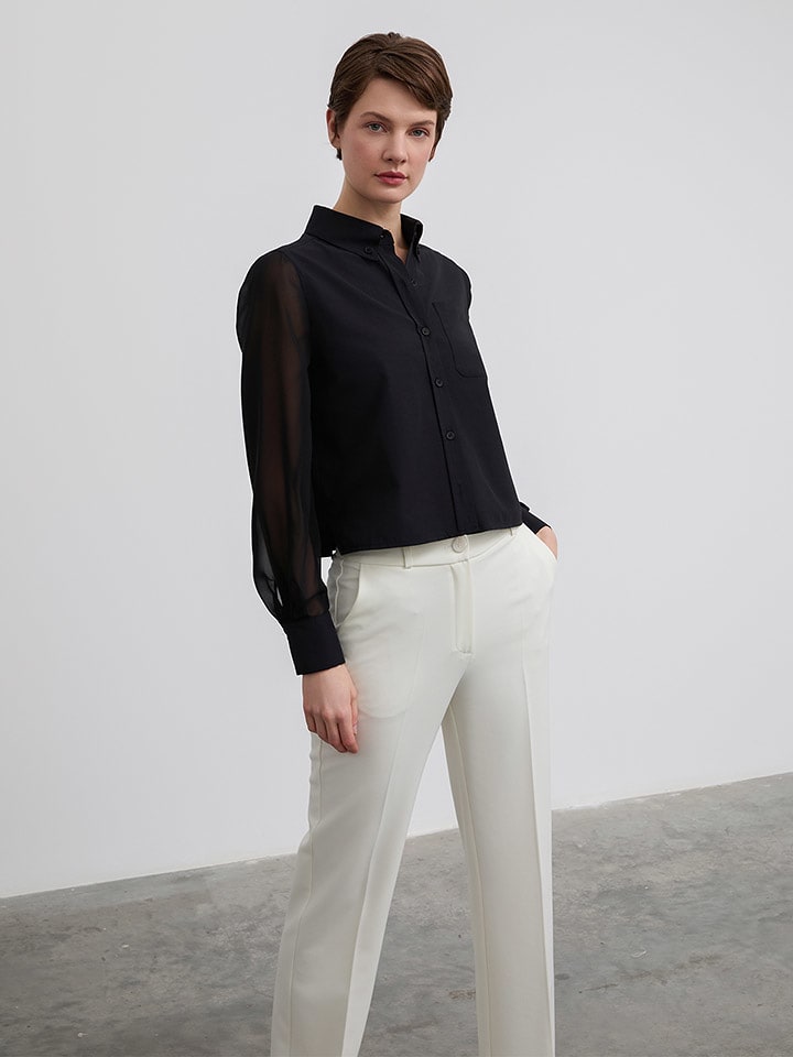 BGN Bluzka w kolorze czarnym rozmiar: 38