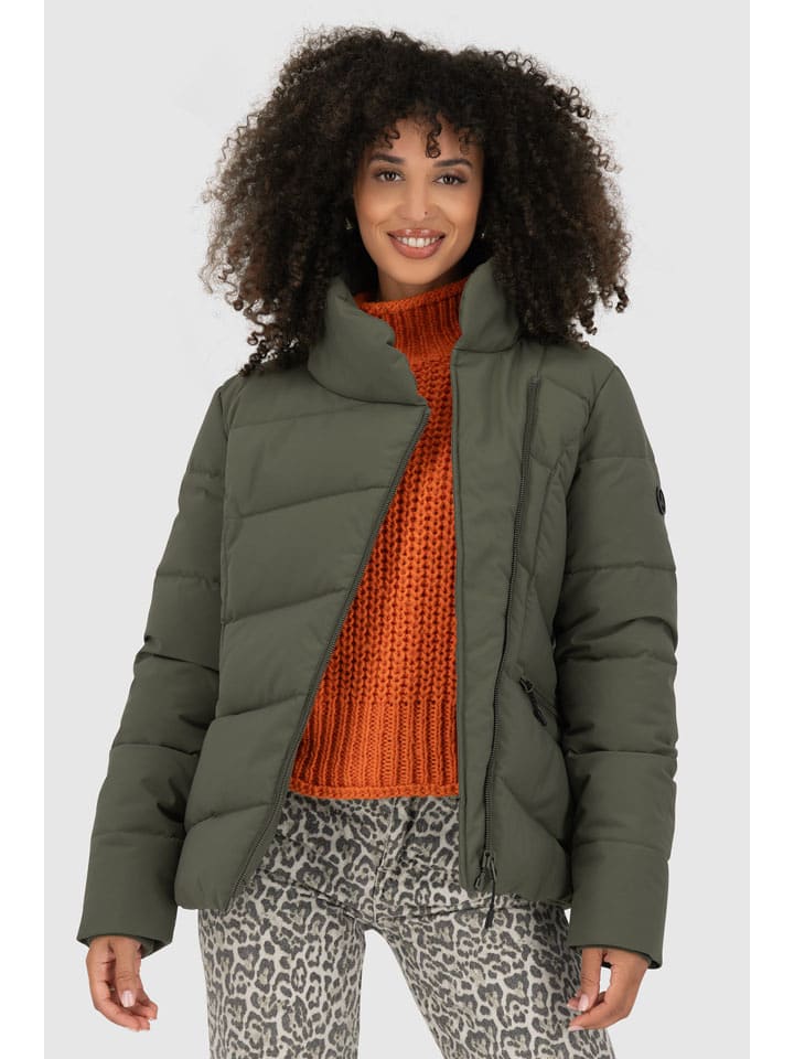 alife and kickin Kurtka pikowana "Nell" w kolorze khaki rozmiar: M