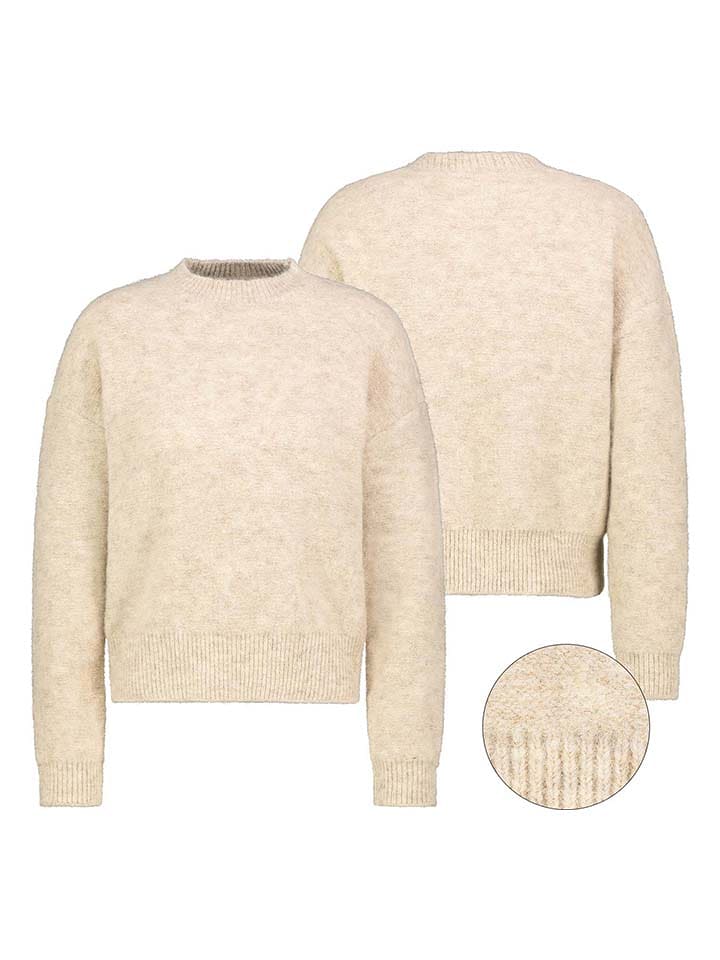 Sublevel Sweter w kolorze beżowym rozmiar: M
