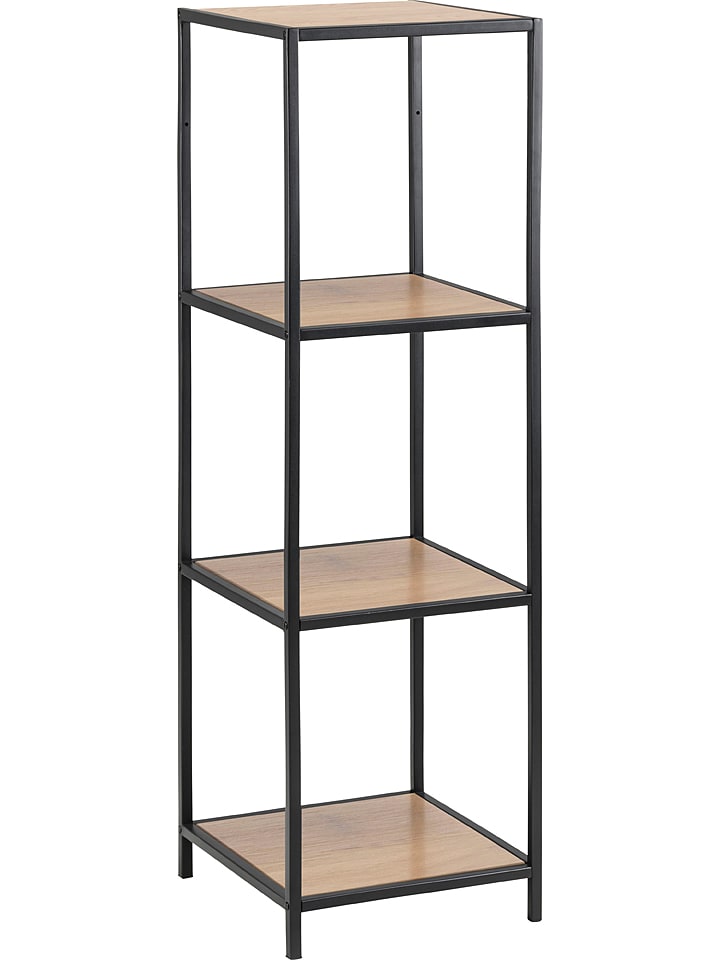 Actona Regał "Seaford" w kolorze jasnobrązowo-czarnym - 37 x 119,5 x 35 cm rozmiar: onesize