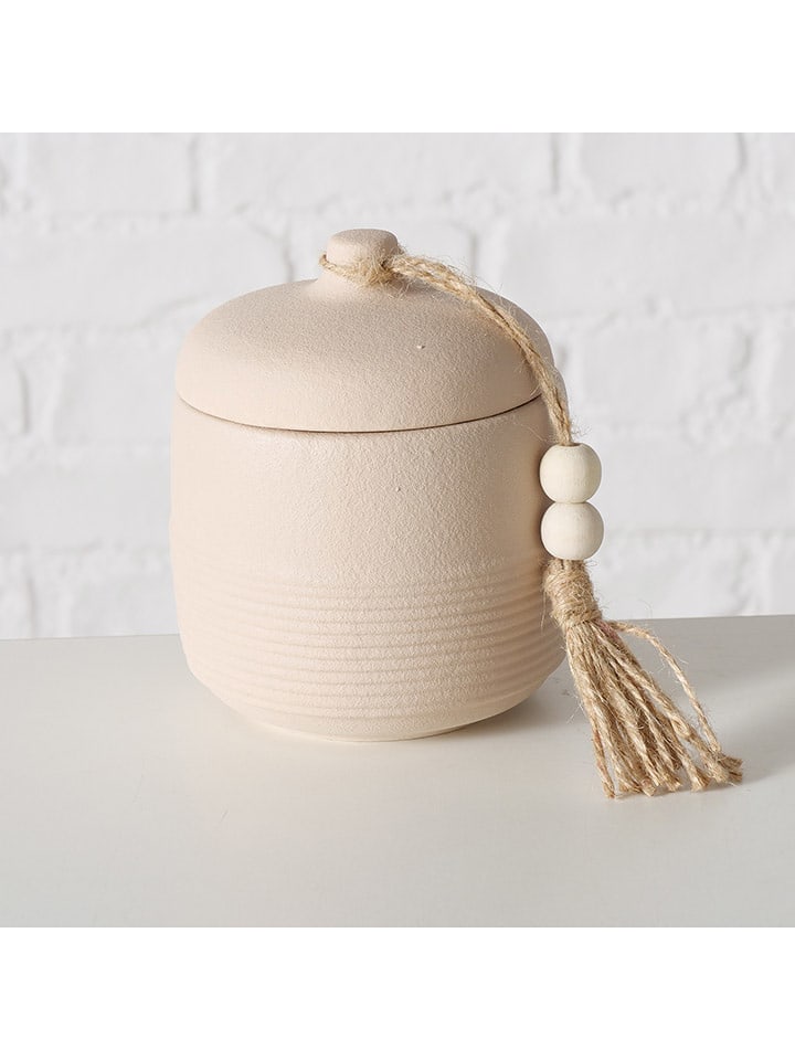 Boltze Pojemnik "Chimera" w kolorze kremowym - 13 cm rozmiar: onesize