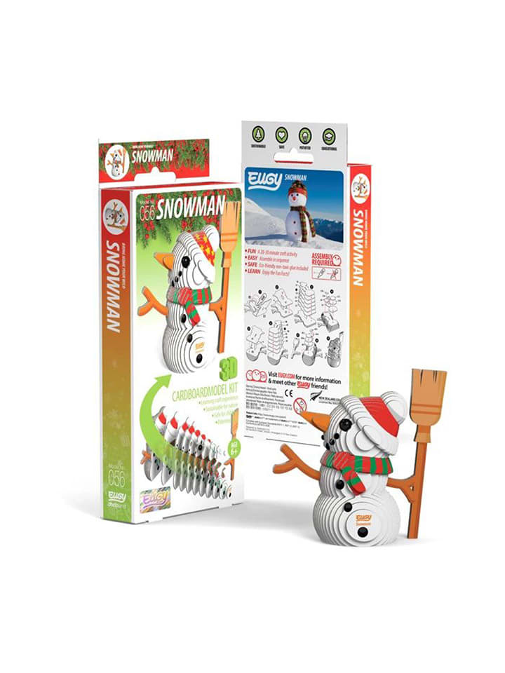 Eugy Zestaw 3D "Snowman" do majsterkowania - 6+ rozmiar: onesize