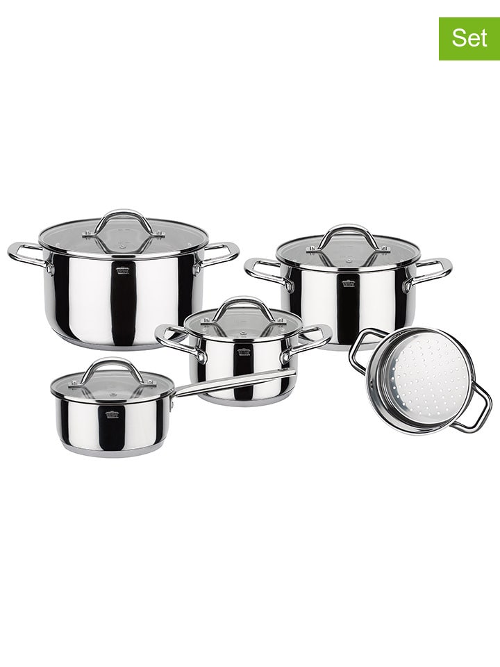 GSW 9-częściowy zestaw "Meran" w kolorze srebrnym rozmiar: onesize