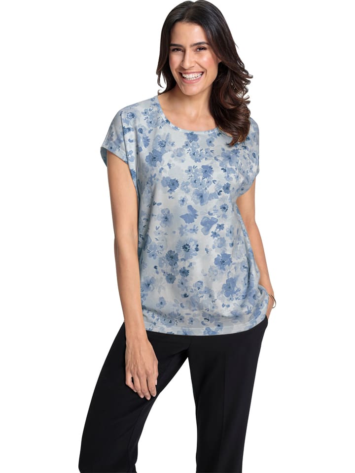 WITT WEIDEN Koszulka w kolorze niebiesko-białym rozmiar: 42