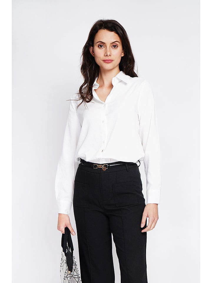 Le Jardin du Lin Koszula w kolorze białym rozmiar: 36