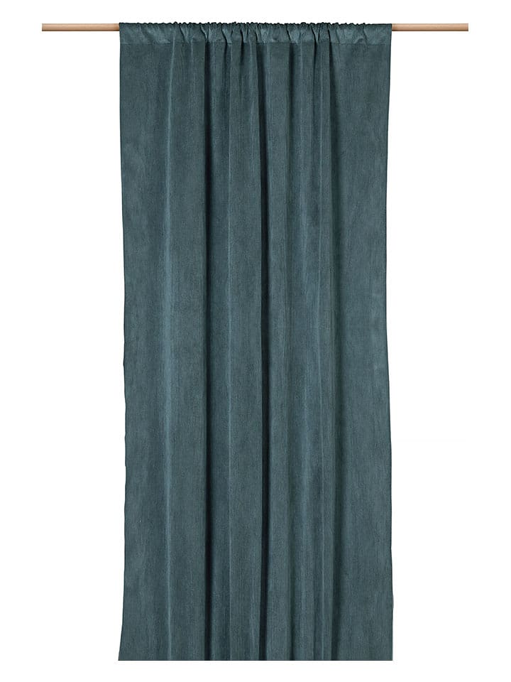 Madre Selva Zasłona "Jim" w kolorze turkusowym - 300 x 140 cm rozmiar: onesize