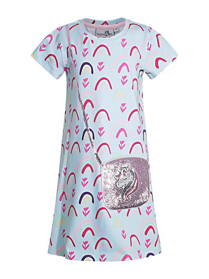 happy girls by Eisend Sukienka w kolorze błękitnym rozmiar: 92