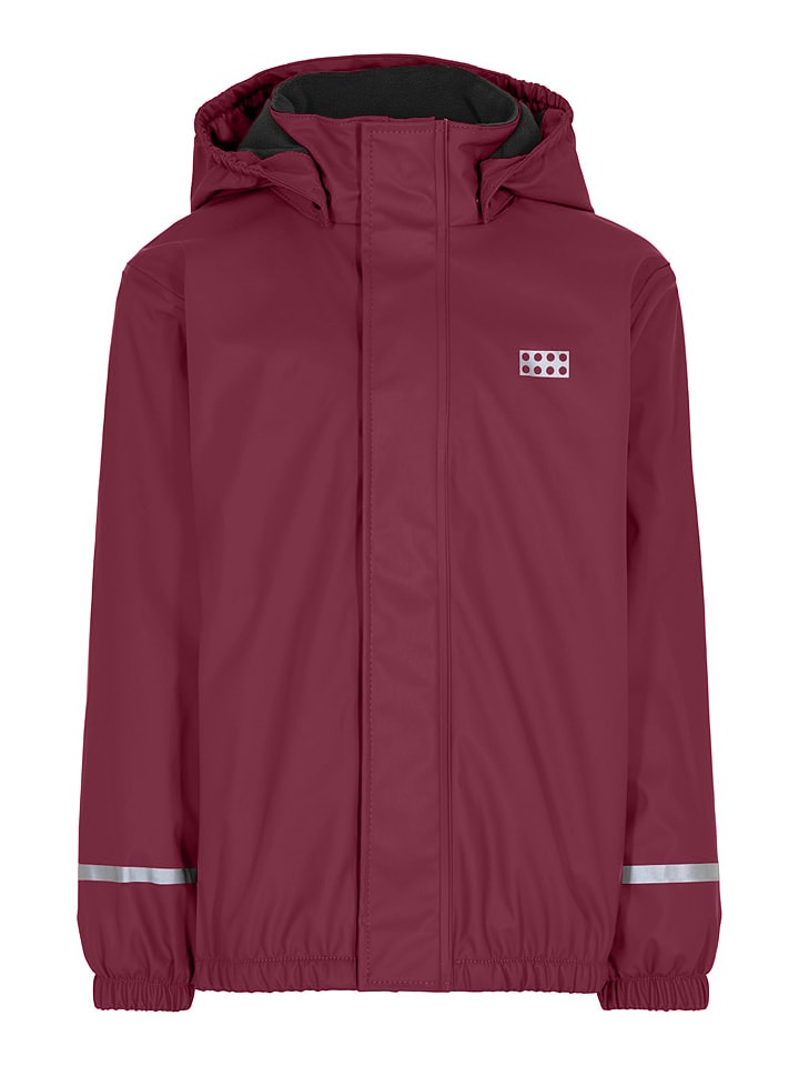 LEGO Kurtka przeciwdeszczowa "Jipe 708" w kolorze bordowym rozmiar: 140