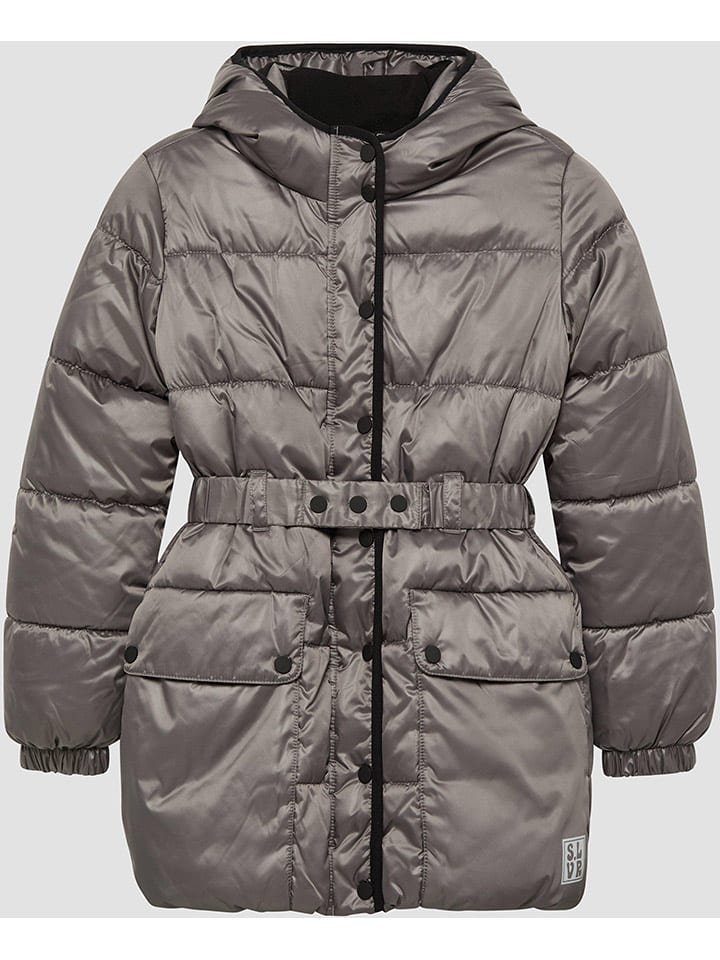 s.Oliver Płaszcz pikowany w kolorze srebrnym rozmiar: 170/176