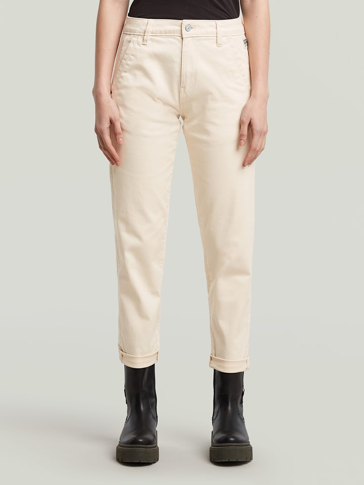 G-Star Spodnie chino w kolorze kremowym rozmiar: W29/L30