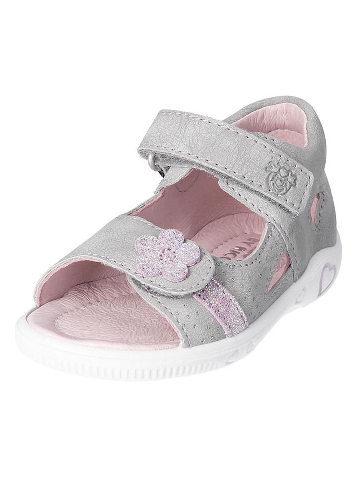 PEPINO Skórzane sandały "Maja" w kolorze szarym rozmiar: 23