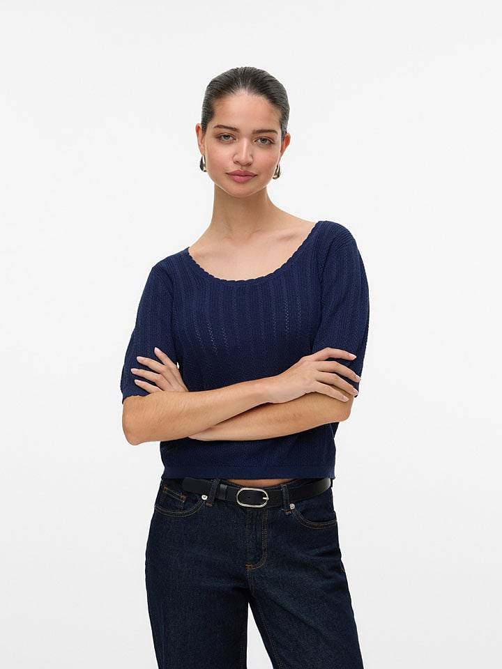 Vero Moda Koszulka w kolorze granatowym rozmiar: S