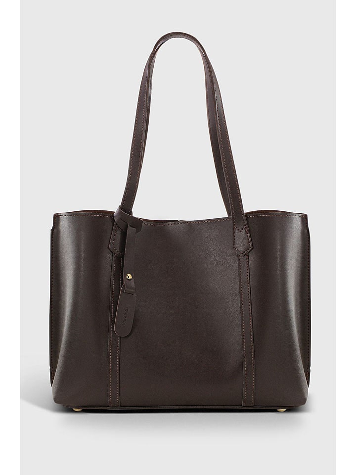 Lucky Bees Torebka w kolorze ciemnobrązowym - 39 x 29 cm rozmiar: onesize