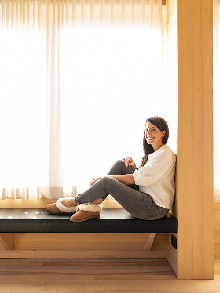 kitz pichler Skórzane bambosze "Gisi" w kolorze beżowym rozmiar: 36