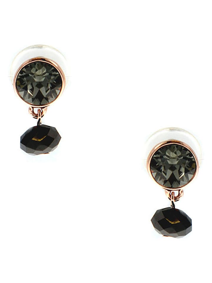 Otazu Pozłacane kolczyki-wkrętki z kryształami Swarovski rozmiar: onesize