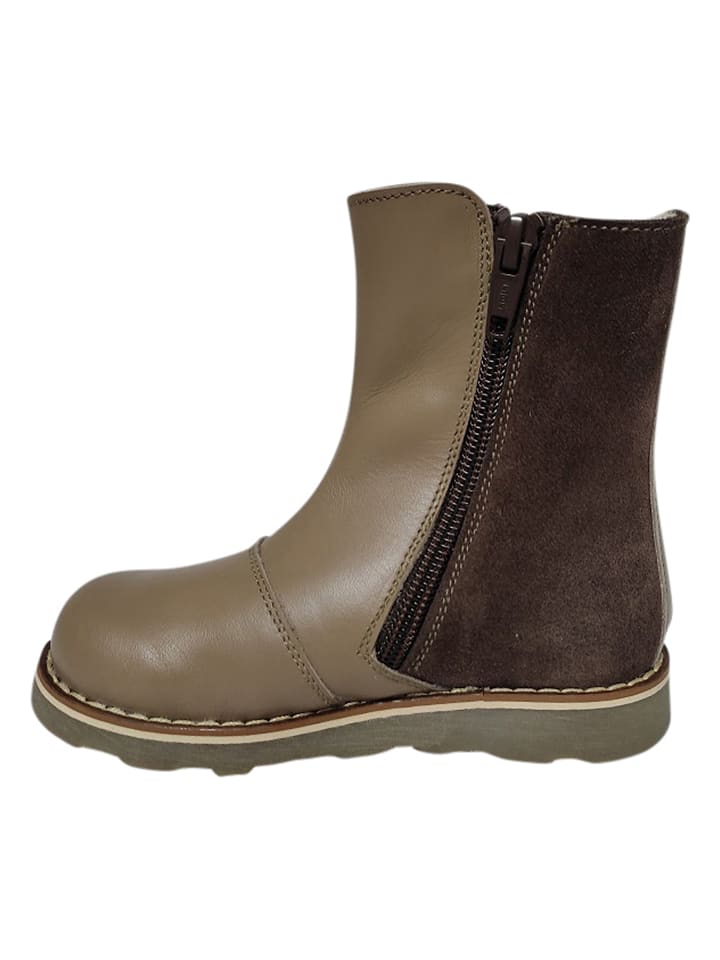 El Naturalista Skórzane kozaki zimowe w kolorze jasnobrązowym rozmiar: 25