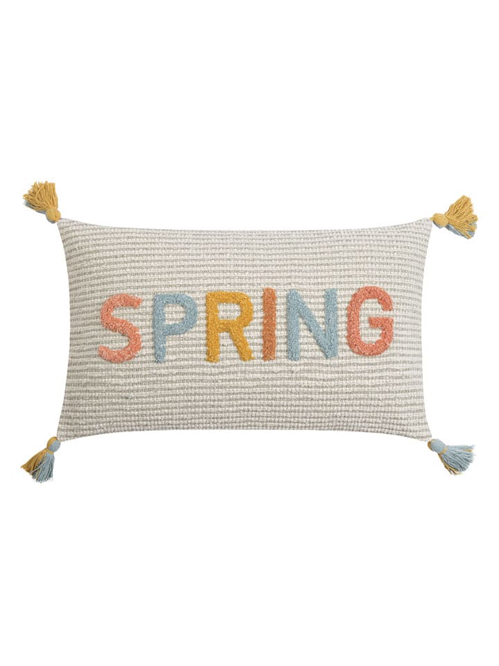 Magma Heimtex Poszewka "Sallie" w kolorze kremowo-jasnoróżowym na poduszkę - 35 x 60 cm rozmiar: onesize