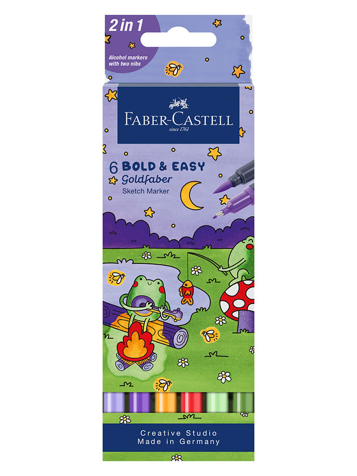 Faber-Castell Flamastry (6 szt.) "Gofa" rozmiar: onesize