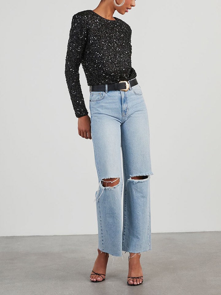 Milan Kiss Bluzka w kolorze czarnym rozmiar: M