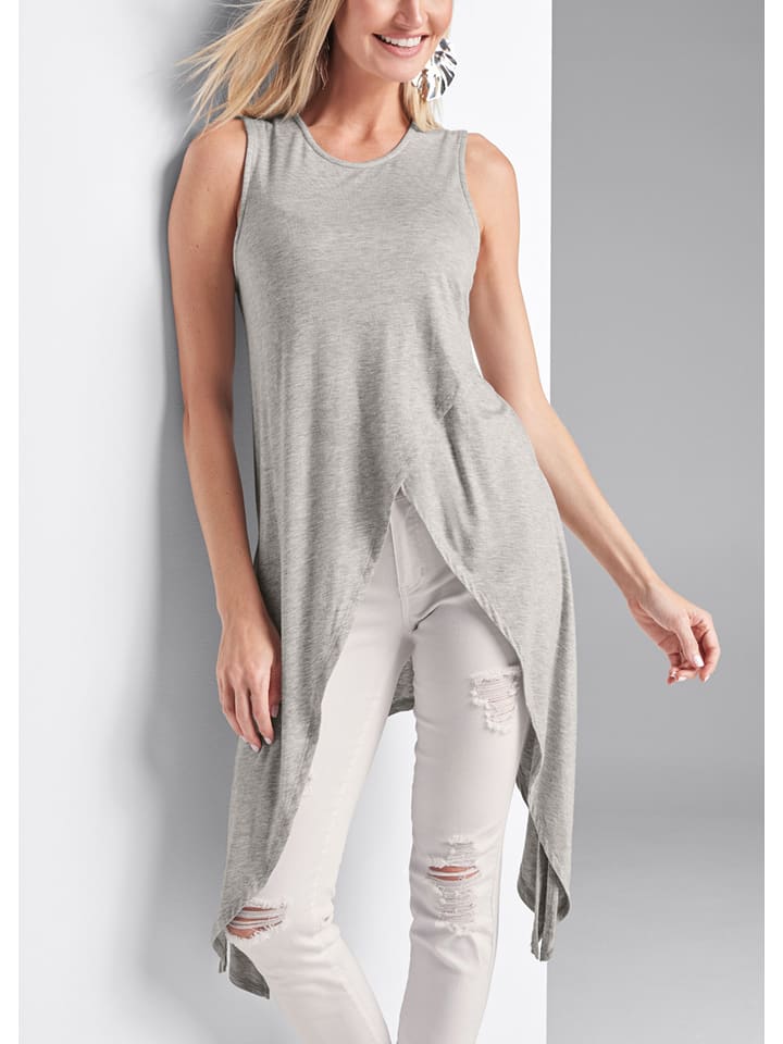 Milan Kiss Top w kolorze szarym rozmiar: XL