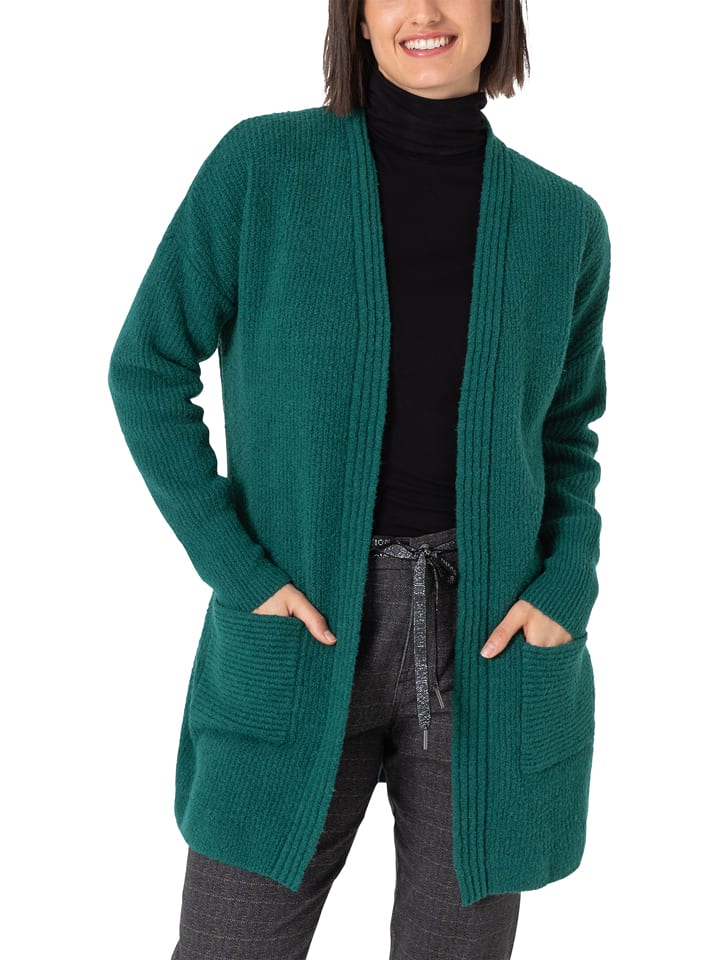 Timezone Kardigan w kolorze zielonym rozmiar: XS