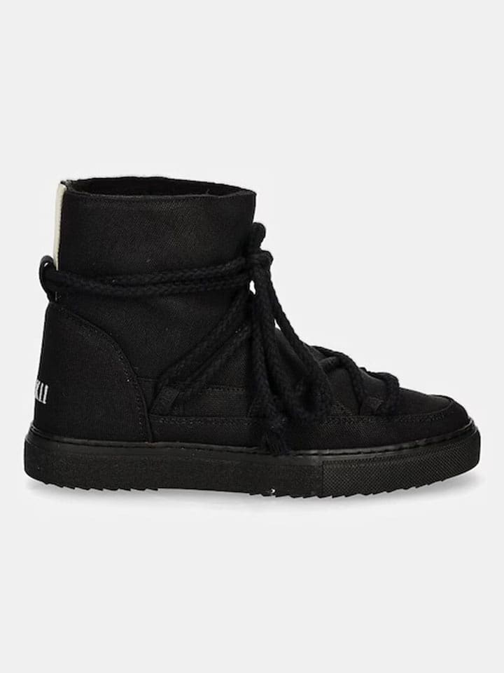 INUIKII Botki zimowe "Abaca" w kolorze czarnym rozmiar: 41