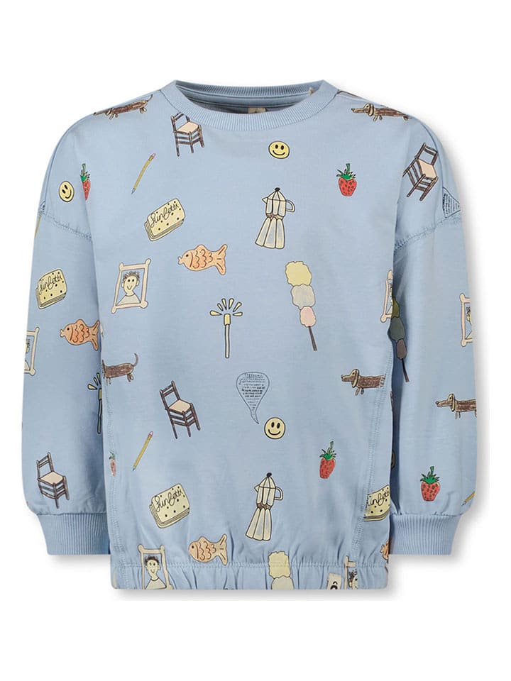 The New Chapter Bluza w kolorze błękitnym rozmiar: 128