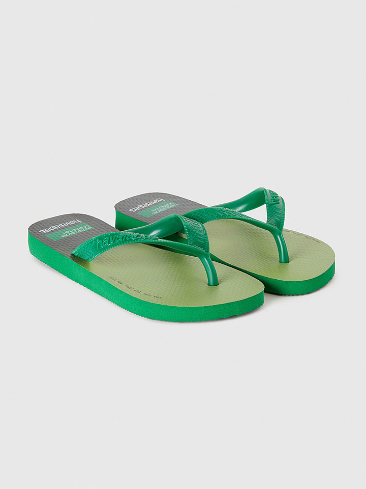 Benetton Japonki w kolorze zielonym rozmiar: 37