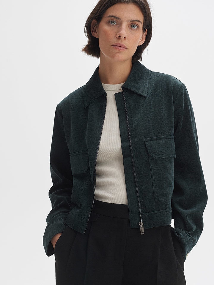 OPUS Kurtka koszulowa w kolorze morskim rozmiar: 42