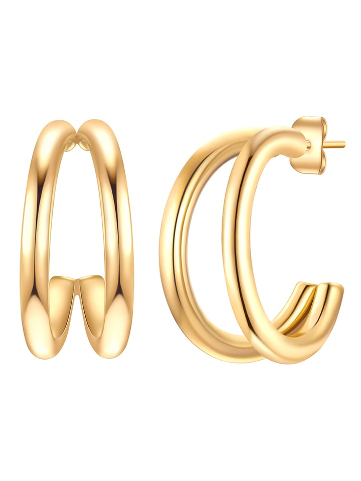 Eastside NY Pozłacane kolczyki-półkreole rozmiar: onesize