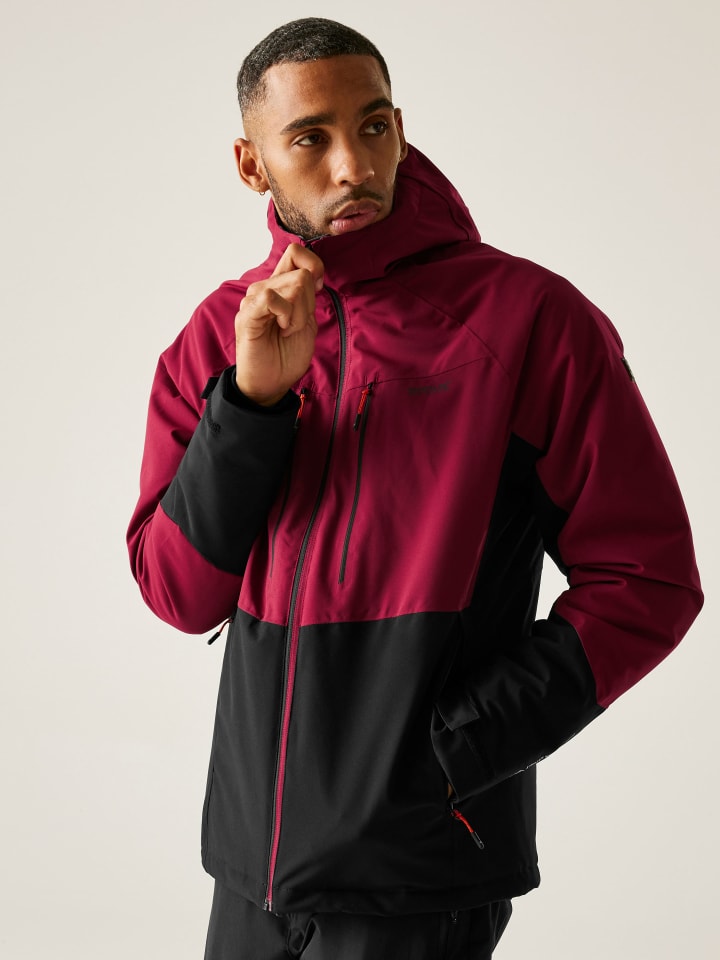 Regatta Kurtka przejściowa "Highton Stretch" w kolorze czerwono-czarnym rozmiar: L