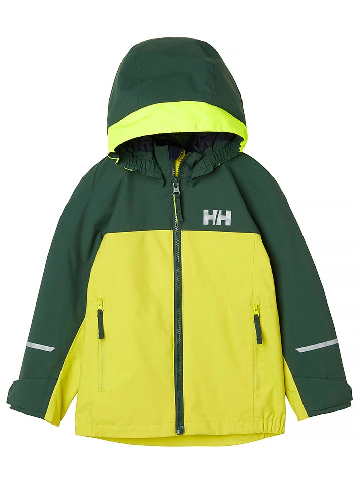 Helly Hansen Kurtka przeciwdeszczowa "Shelter" w kolorze żółto-zielonym rozmiar: 110
