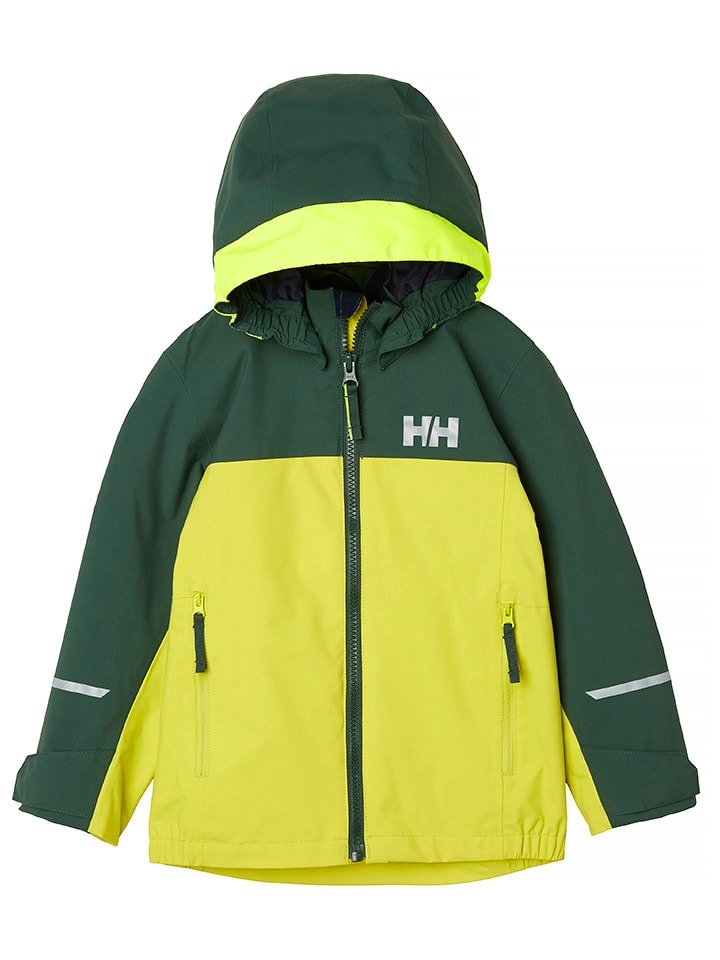 Helly Hansen Kurtka przeciwdeszczowa "Shelter" w kolorze żółto-zielonym rozmiar: 110