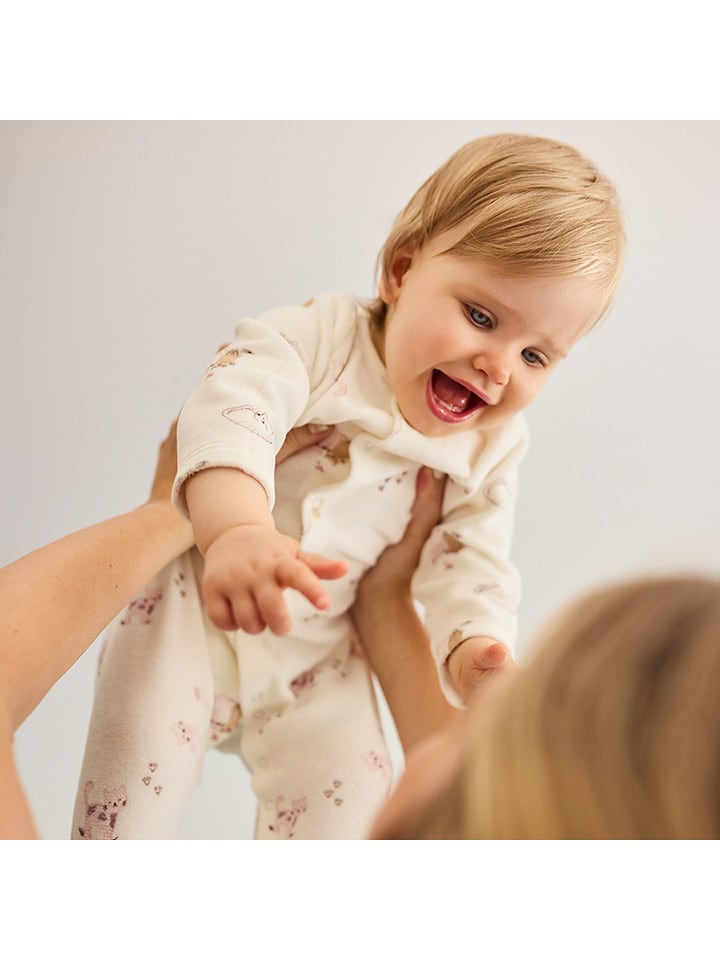 COOL CLUB Śpioszki w kolorze białym rozmiar: 68